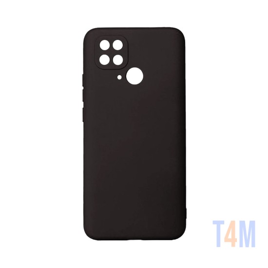 Capa de Silicone com Moldura de Câmera para Xiaomi Redmi 10c Preto